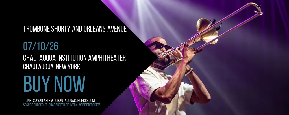 Trombone Shorty And Orleans Avenue at Chautauqua Institution Amphitheater