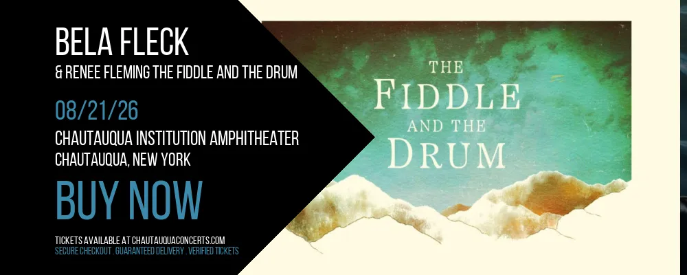 Bela Fleck & Renee Fleming The Fiddle and the Drum at Chautauqua Institution Amphitheater